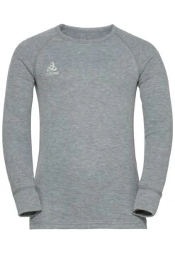 Crew Neck Active Warm Eco Unisex - Longsleeve - Odlo Steel Grey Melange