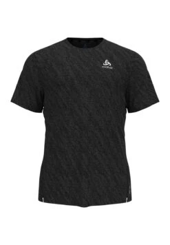 Odlo Engineered Chill Tect- Sport T-Shirt - Black Melange